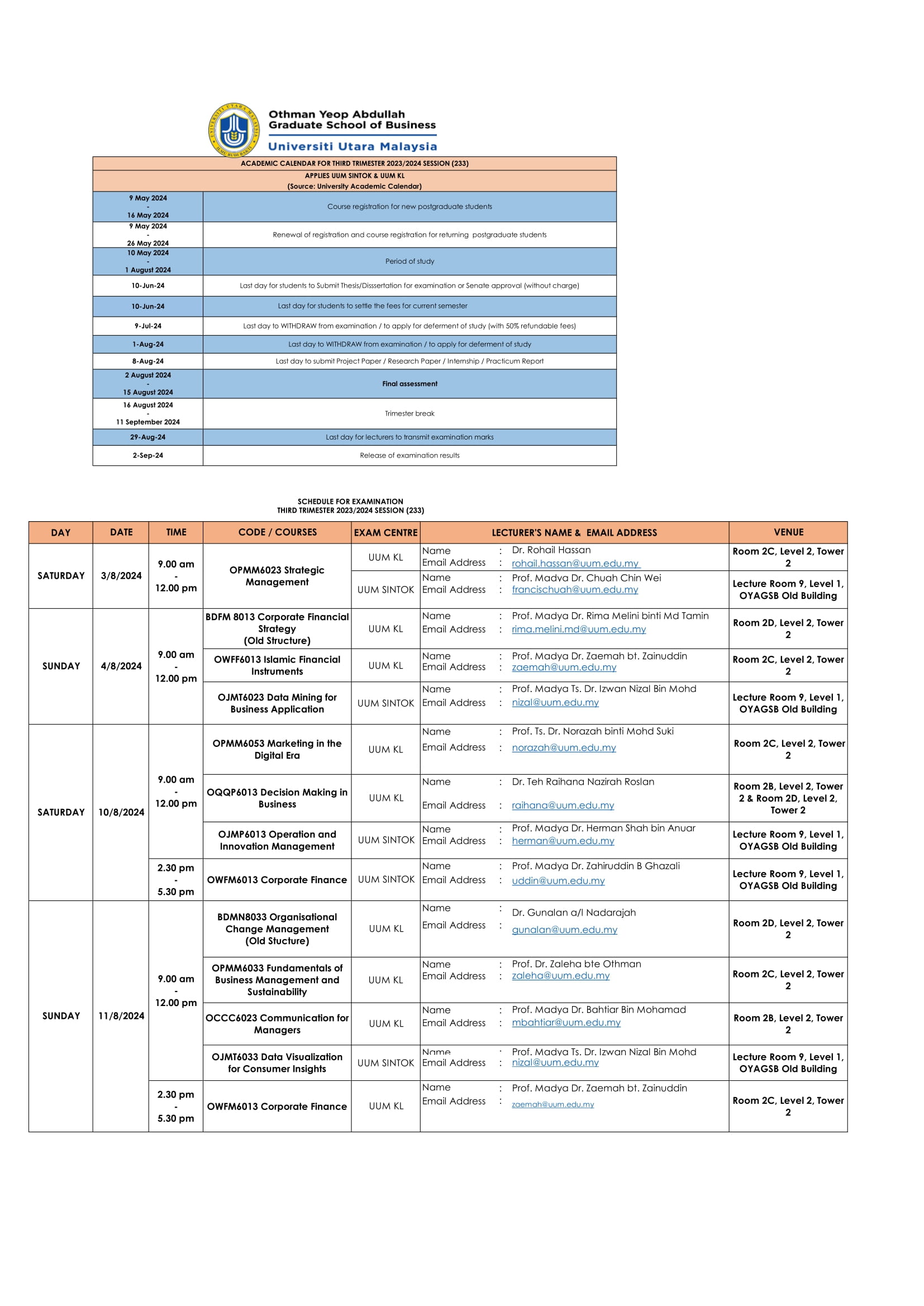 schedule-for-examination-trimester-233-1